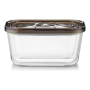Caso Glass Vacuum Container with Plastic Lid , VacuBoxx Eco M , Transparent