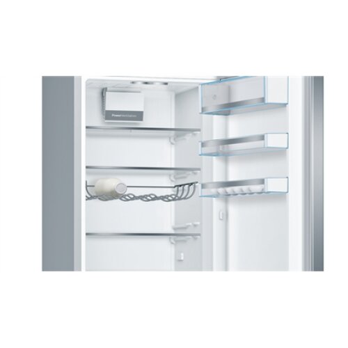 Bosch , Refrigerator , KGE398IBP Series 6 , Energy efficiency class B , Free standing , Combi , Height 201 cm , Fridge net capacity 249 L , Freezer net capacity 94 L , 38 dB , Inox