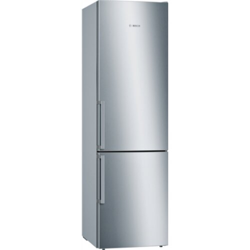 Bosch , Refrigerator , KGE398IBP Series 6 , Energy efficiency class B , Free standing , Combi , Height 201 cm , Fridge net capacity 249 L , Freezer net capacity 94 L , 38 dB , Inox