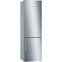Bosch , Refrigerator , KGE398IBP Series 6 , Energy efficiency class B , Free standing , Combi , Height 201 cm , Fridge net capacity 249 L , Freezer net capacity 94 L , 38 dB , Inox