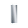 Bosch , Refrigerator , KGE398IBP Series 6 , Energy efficiency class B , Free standing , Combi , Height 201 cm , Fridge net capacity 249 L , Freezer net capacity 94 L , 38 dB , Inox