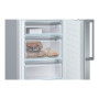 Bosch , Refrigerator , KGE398IBP Series 6 , Energy efficiency class B , Free standing , Combi , Height 201 cm , Fridge net capacity 249 L , Freezer net capacity 94 L , 38 dB , Inox