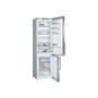 Bosch , Refrigerator , KGE398IBP Series 6 , Energy efficiency class B , Free standing , Combi , Height 201 cm , Fridge net capacity 249 L , Freezer net capacity 94 L , 38 dB , Inox