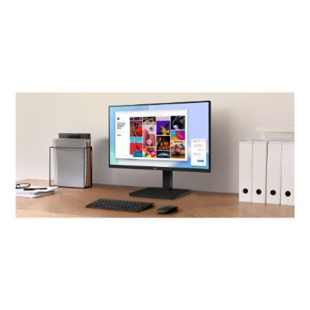 LG , 24BA450-B , 24 , IPS , FHD , 16:9 , 100 Hz , 5 ms , 1920 x 1080 pixels , 250 cd/m² , HDMI ports quantity 1