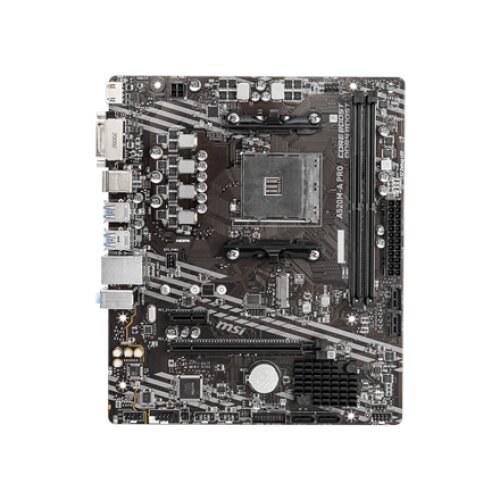 MSI , A520M-A PRO , Processor family AMD , Processor socket AM4 , DDR4 , Memory slots 2 , Chipset AMD A , Micro ATX
