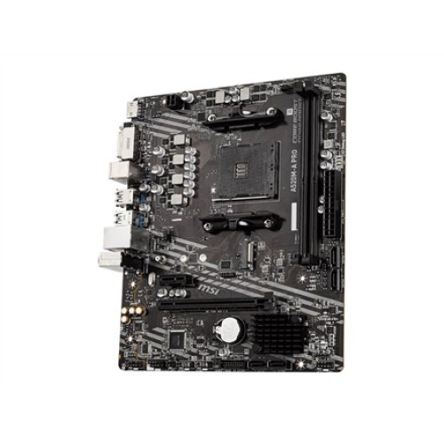 MSI , A520M-A PRO , Processor family AMD , Processor socket AM4 , DDR4 , Memory slots 2 , Chipset AMD A , Micro ATX