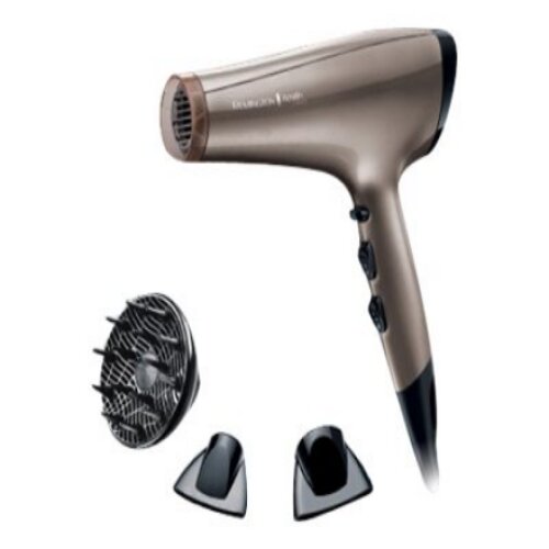 Remington , Hair Dryer , AC8002 , 2200 W , Number of temperature settings 3 , Ionic function , Diffuser nozzle , Brown/Black