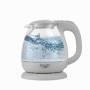 Adler , Kettle , AD 1283G , Standard , 1100 W , 1 L , Plastic/Glass , 360° rotational base , Grey
