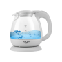 Adler , Kettle , AD 1283G , Standard , 1100 W , 1 L , Plastic/Glass , 360° rotational base , Grey