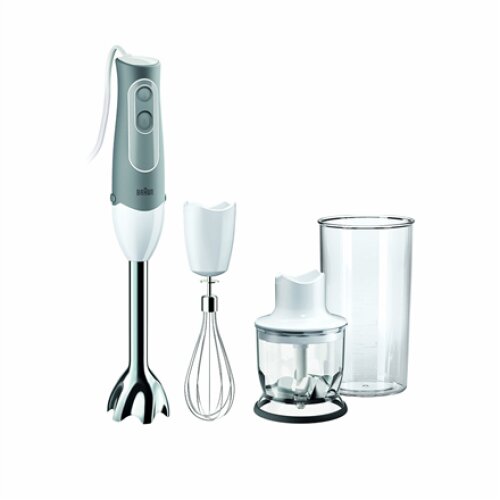 Braun , Blender , MQ525 , Hand Blender , 600 W , Number of speeds 2 , Chopper , White