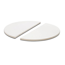 TunaBone , Half moon pizza stone, 190 mm for Kamado 23/24inch