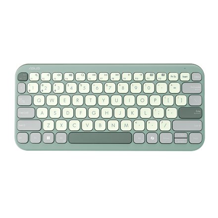 Asus Marshmallow KW100 , Keyboard , Wireless , US International , Green Tea Latte