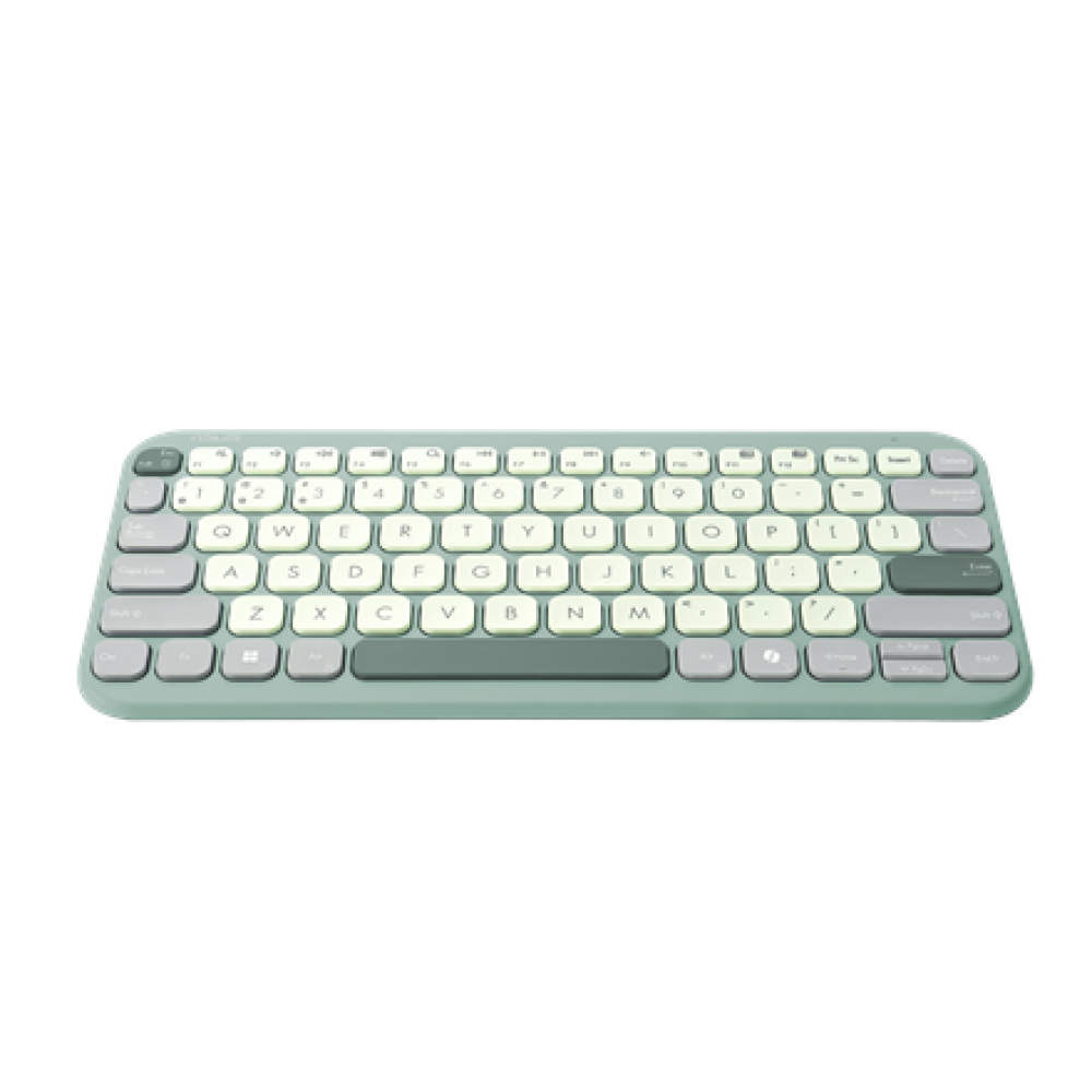 Asus Marshmallow KW100 , Keyboard , Wireless , US International , Green Tea Latte , Bluetooth