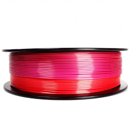 Flashforge Filament, PLA Silk Rainbow , 3DP-PLA-SK-01-RP , 1.75 mm diameter, 1kg/spool , Red/Purple