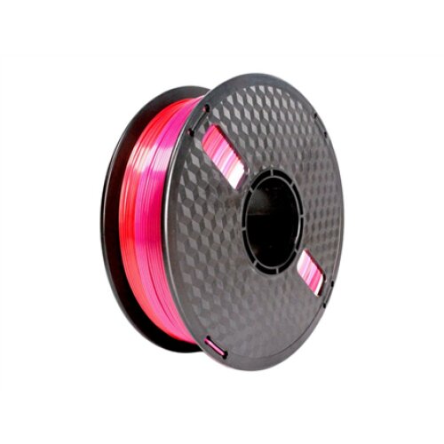 Flashforge Filament, PLA Silk Rainbow , 3DP-PLA-SK-01-RP , 1.75 mm diameter, 1kg/spool , Red/Purple