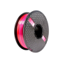Flashforge Filament, PLA Silk Rainbow , 3DP-PLA-SK-01-RP , 1.75 mm diameter, 1kg/spool , Red/Purple