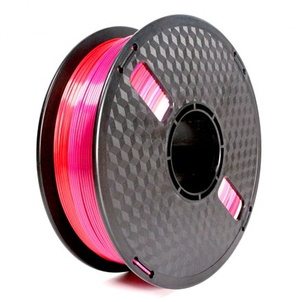 Flashforge Filament, PLA Silk Rainbow , 3DP-PLA-SK-01-RP , 1.75 mm diameter, 1kg/spool , Red/Purple