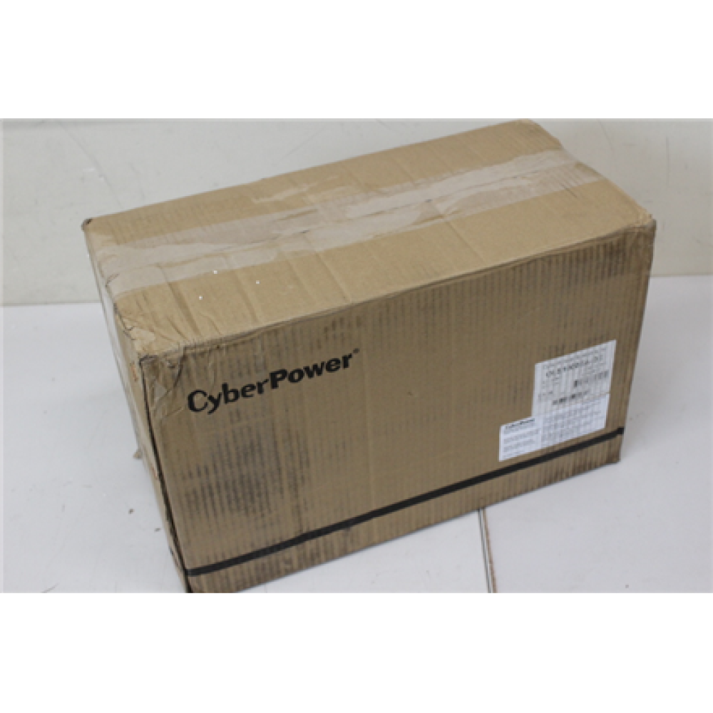 SALE OUT. CyberPower OLS1000EA-DE Smart App UPS Systems , CyberPower Smart App UPS Systems , OLS1000EA-DE , 1000 VA , 900 W , DAMAGED PACKAGING, USED, REFURBISHED, CRACKED FRONT PANEL