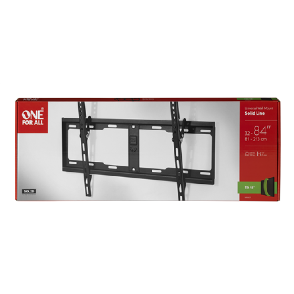 ONE For ALL Wall mount WM 4621 32-84 Tilt Maximum weight (capacity) 100 kg Black