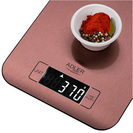 Adler Kitchen Scale , AD 3183c , Graduation 1 g , Copper