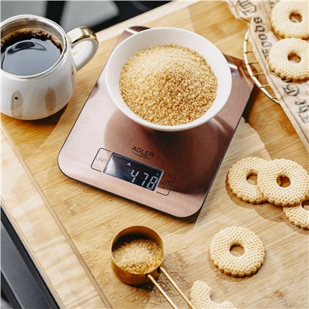 Adler Kitchen Scale , AD 3183c , Graduation 1 g , Copper