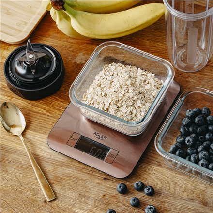 Adler Kitchen Scale , AD 3183c , Graduation 1 g , Copper