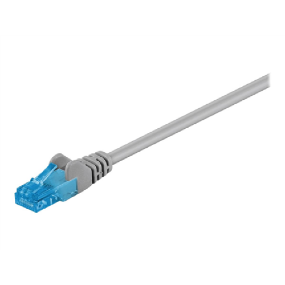 Goobay Patch cable , CAT 6A U/UTP , AWG 26/7 , Cable length: 1 m , Grey
