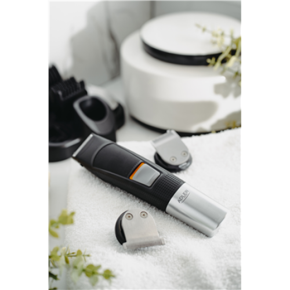 Adler Grooming set 5 in 1 , AD 2943 , Cordless , Number of length steps 4 , Black