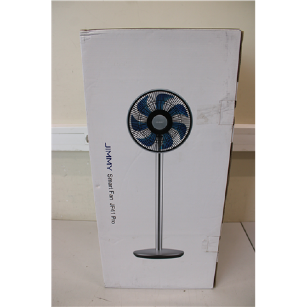SALE OUT. Jimmy Smart Stand Fan JF41 Pro , JF41 Pro , Stand Fan , Diameter 25 cm , Number of speeds 1 , Oscillation , 20 W , Yes , Jimmy , JF41 Pro , Stand Fan , USED AS DEMO, SCRATCHED , Diameter 25 cm , Number of speeds 1 , Oscillation , 20 W , Remote c