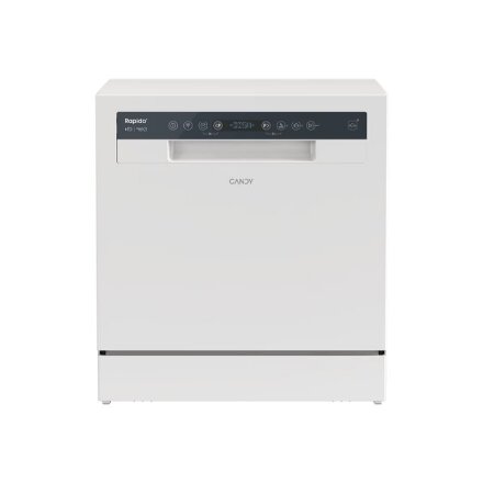 Candy Dishwasher , CP 8F9FFW , Free-standing , Width 55 cm , Number of place settings 8 , Number of programs 8 , Energy efficiency class F , Display , White