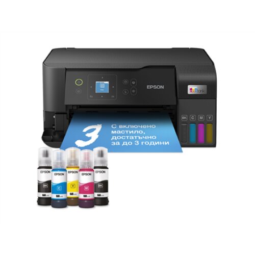 Epson , Multifunctional printer , EcoTank L3560 , Inkjet , Colour , Inkjet Multifunctional Printer , A4 , Wi-Fi , Black
