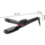 Rowenta Hair styler , CF422LF0 X KARL LAGERFELD Infinite Looks , Temperature (max) 190 °C , Number of heating levels 1 , 48 W , Black/Red