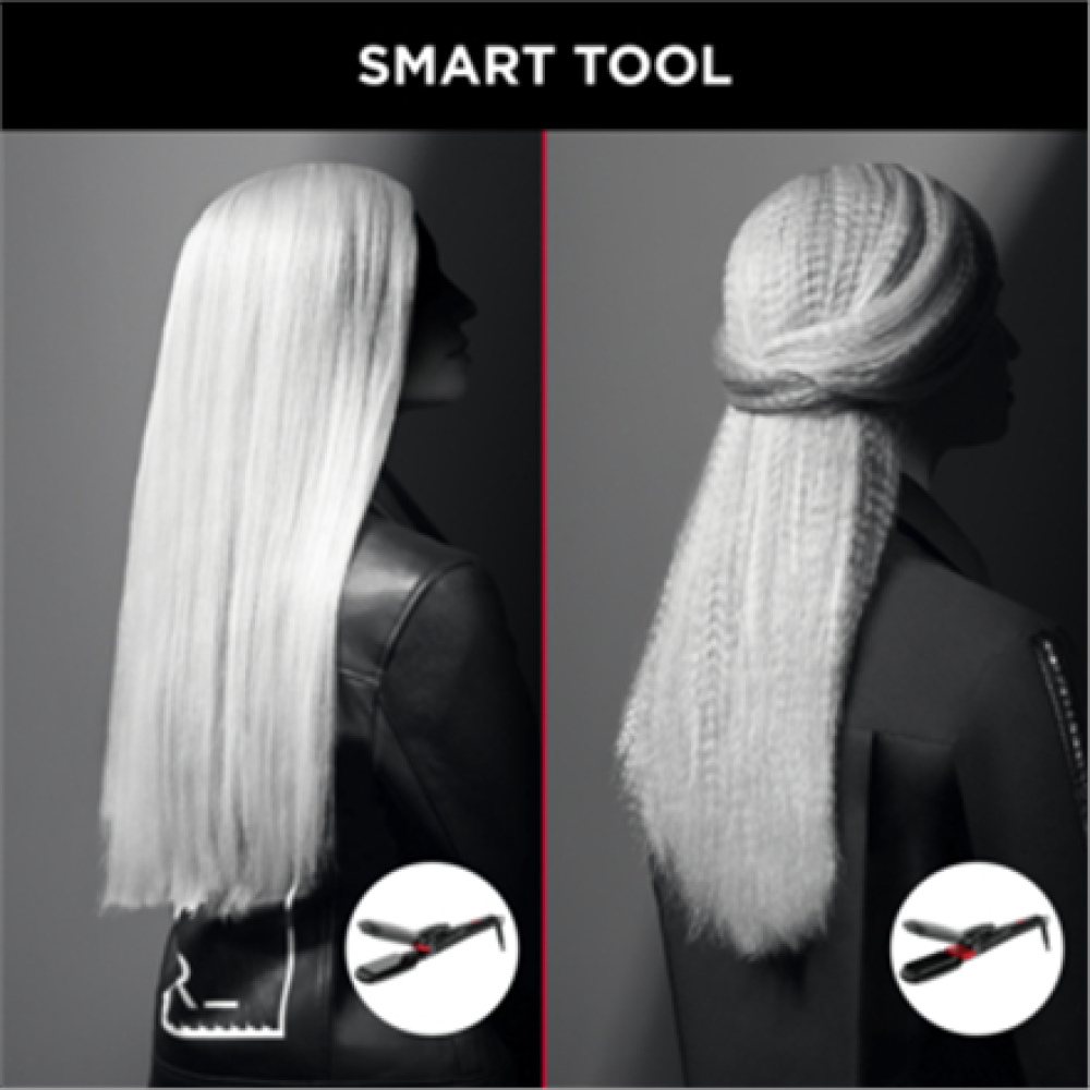 Rowenta Hair styler , CF422LF0 X KARL LAGERFELD Infinite Looks , Temperature (max) 190 °C , Number of heating levels 1 , 48 W , Black/Red