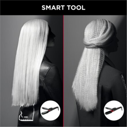Rowenta Hair styler , CF422LF0 X KARL LAGERFELD Infinite Looks , Temperature (max) 190 °C , Number of heating levels 1 , 48 W , Black/Red