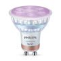 WiZ Philips Smart WiFi Spot PAR16 RGB, 3pcs , GU10 , 4.7 W , Full colour