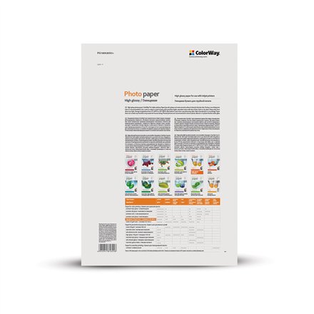 ColorWay Photo Paper, 20 sheets , High Glossy , 180 g/m² , A3+