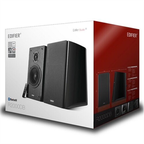 Edifier , R2000DB , 24Wx2 + 36Wx2 (DRC On) W , Bluetooth , Black , 4 Ω , 120 W , Bluetooth speaker