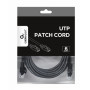 UTP Cat6 , Patch cord , PVC AWG 26 (7 x 0.15 mm wire) , Black , 5 m