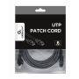 Cablexpert , Patch cord , UTP Cat6 , PVC AWG 26 (7 x 0.15 mm wire) , 5 m , Black