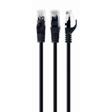 Cablexpert , Patch cord , UTP Cat6 , PVC AWG 26 (7 x 0.15 mm wire) , 5 m , Black