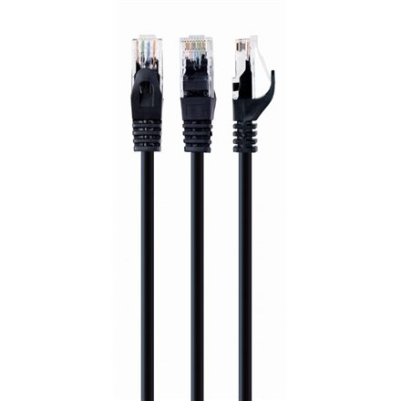 UTP Cat6 , Patch cord , PVC AWG 26 (7 x 0.15 mm wire) , Black , 5 m
