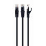 UTP Cat6 , Patch cord , PVC AWG 26 (7 x 0.15 mm wire) , Black , 5 m