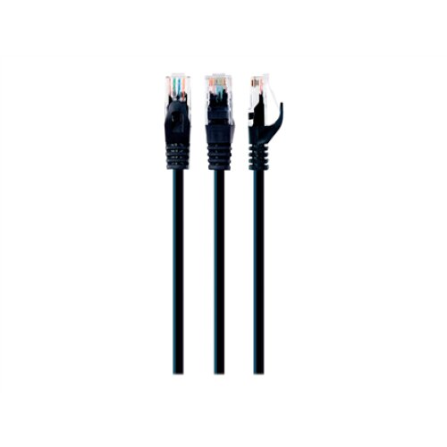 UTP Cat6 , Patch cord , PVC AWG 26 (7 x 0.15 mm wire) , Black , 5 m