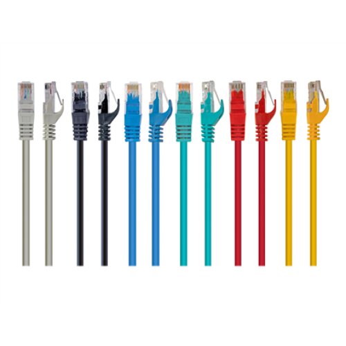 UTP Cat6 , Patch cord , PVC AWG 26 (7 x 0.15 mm wire) , Black , 5 m