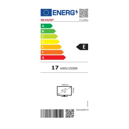 Sharp 24EA3E 24” (61cm) HD Ready LED TV Sharp LED TV 24EA3E 24” (61 cm) HD 1366 x 768 DVB-T/T2/C/S/S2