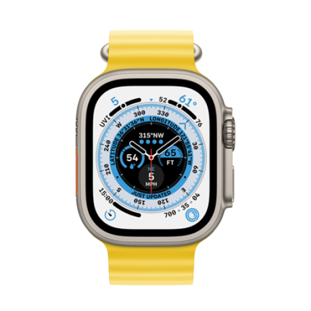 Apple Watch Ultra GPS + Cellular MNHG3EL/A 49mm, Retina LTPO OLED, Touchscreen, Heart rate monitor, Waterproof, Bluetooth, Wi-Fi