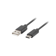 Lanberg USB Type-C to USB Type-A 2.0 Cable, 0.5 m , CA-USBO-10CU-0005-BK , USB Type-C to USB Type-A