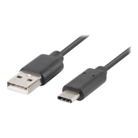 Lanberg , USB Type-C to USB Type-A 2.0 Cable, 0.5 m , CA-USBO-10CU-0005-BK , USB Type-C to USB Type-A