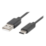 Lanberg USB Type-C to USB Type-A 2.0 Cable, 0.5 m , CA-USBO-10CU-0005-BK , USB Type-C to USB Type-A