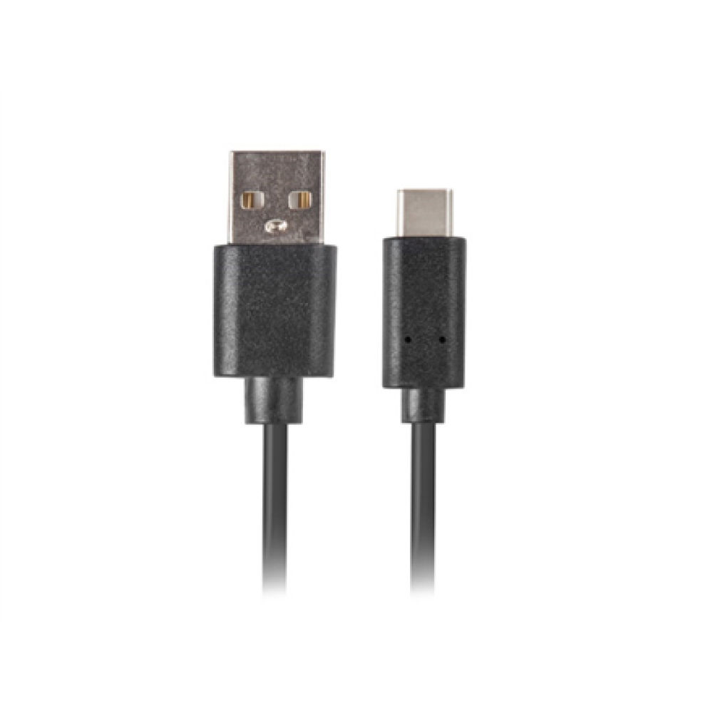 Lanberg USB Type-C to USB Type-A 2.0 Cable, 0.5 m , CA-USBO-10CU-0005-BK , USB Type-C to USB Type-A